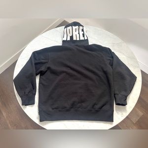 Supreme Rib Hooded Sweatshirt - F/W 2020 - Black - Size Large